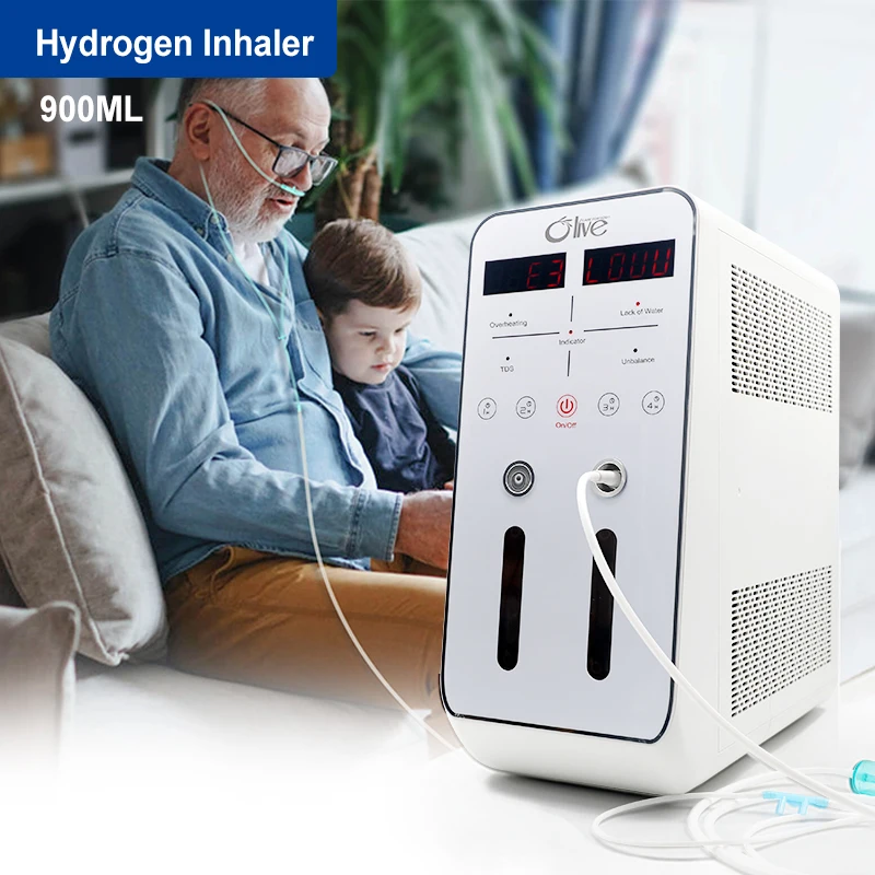 Oxyair PEM портативный генератор кислорода HHO 600 мл, водородная машина, водородная ингиляция, 900 мл, водородный ингалятор для рака