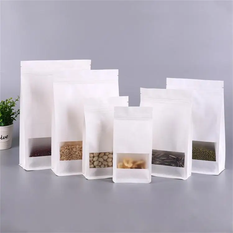 Best selling blue red coffee powder packaging bag flower tea aluminum foil flat bottom coffee bag without valve
