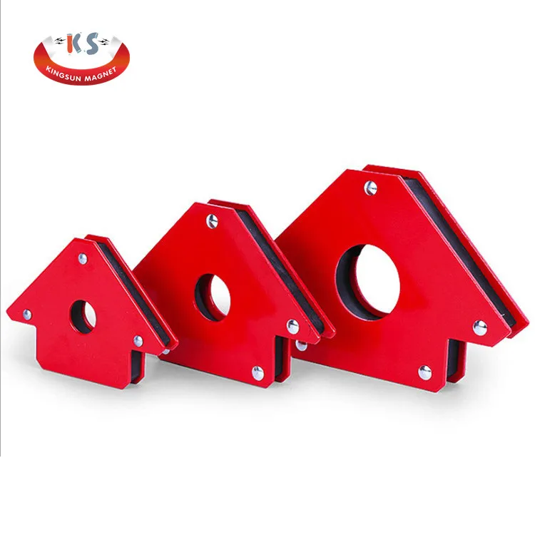Powerful Permanent Neodymium Strong Strong Arrow Shape Magnet Weld Holders for Multiple Angles