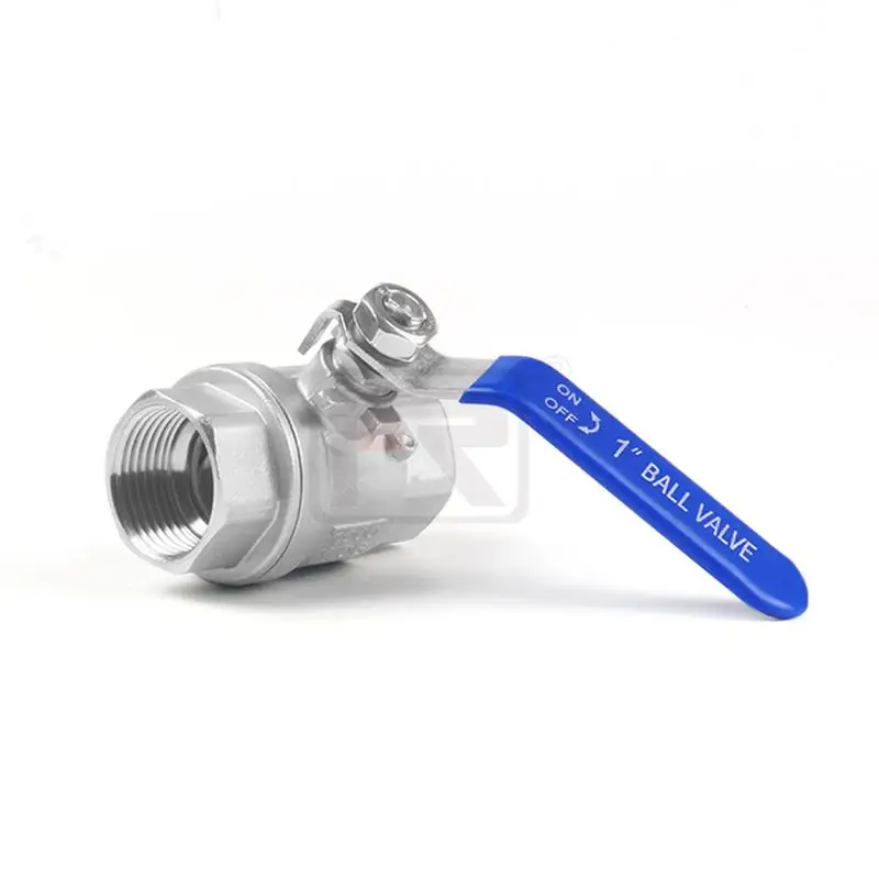 factory wholesale SS304 SS316 NPT/BSPT cf8m  Manual  Tri Clamp 2 pieces lockable ball valves