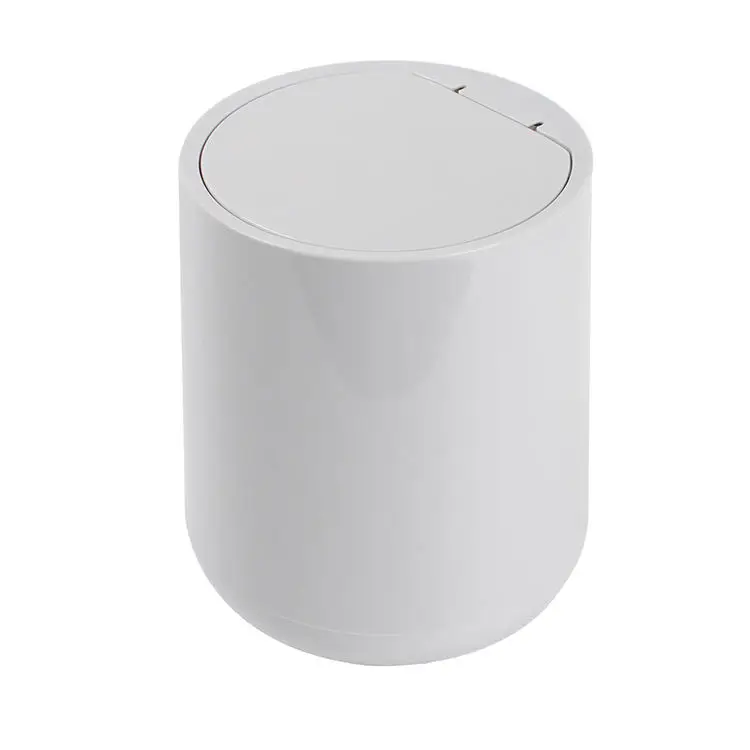 GREENSIDE Factory Hot Sale Convenient Widely Used Round Plastic Desktop Mini Trash Can