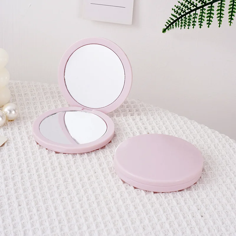 Beauty Pocket Makeup Mirror Portable Mini Square Folding Compact Mirror for Purse Travel Customized Logo  Cosmetic Mirror