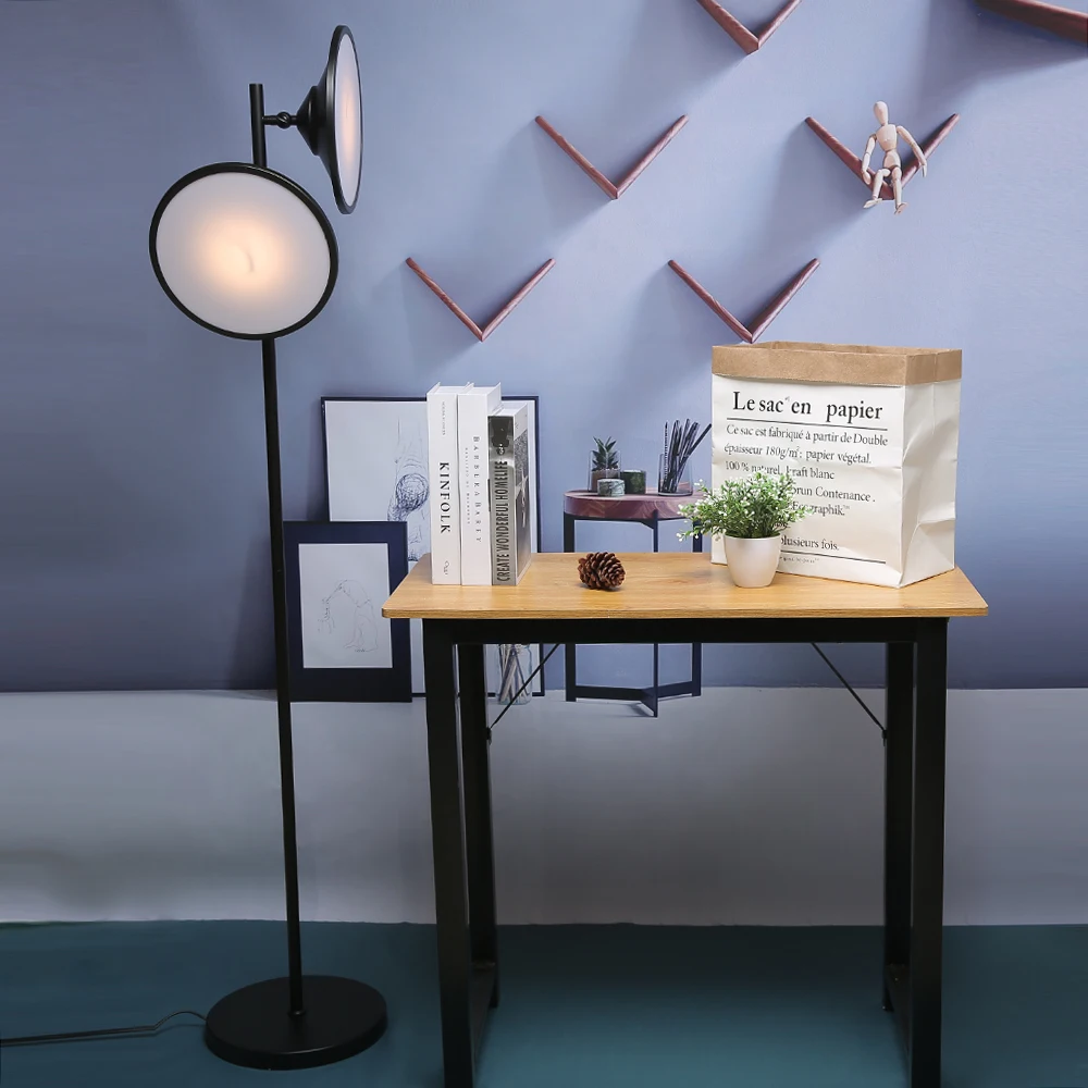 Modern Nordic Simple Designer LED Floor Lamp Double Horn Radar Bedside Light with Stand for Living Room Decor Lighting Fixtures