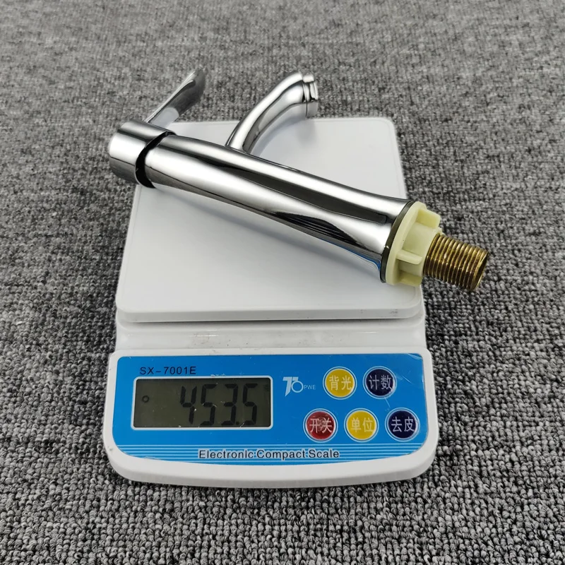 Bathroom Waterfall Tap Single Handle Deck Mounted Outdoor Zinc Body Wash Basin Faucet