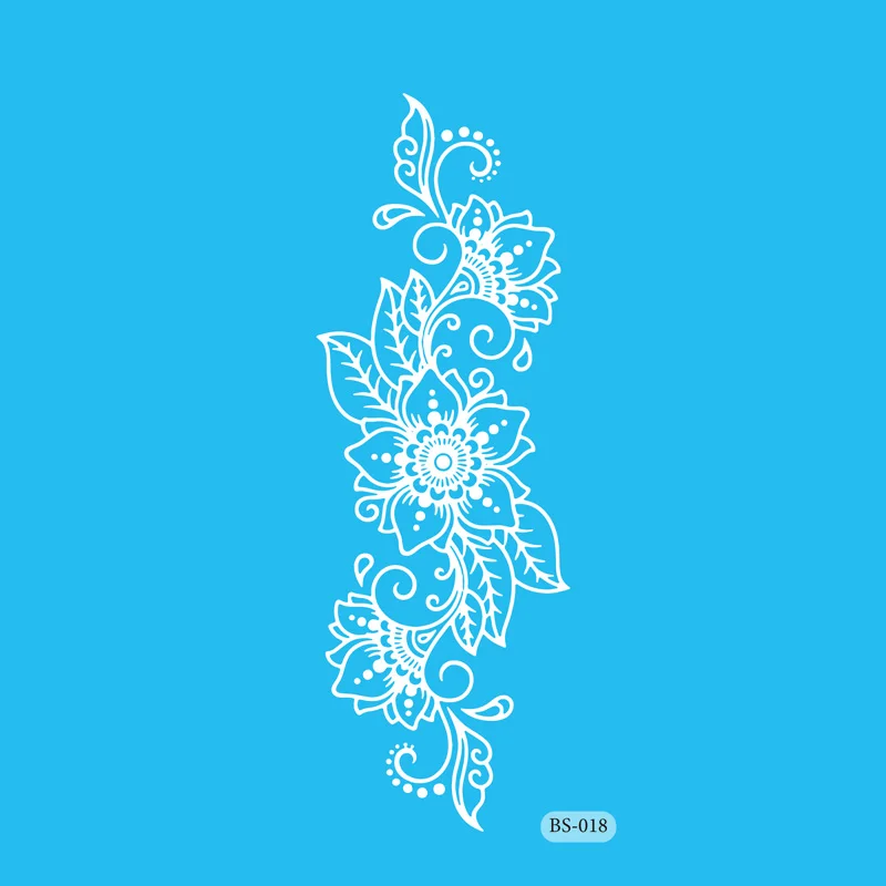 Custom Wholesale New Simplicity Style Waterproof And Sweat Proof Henna Hand Tattoo