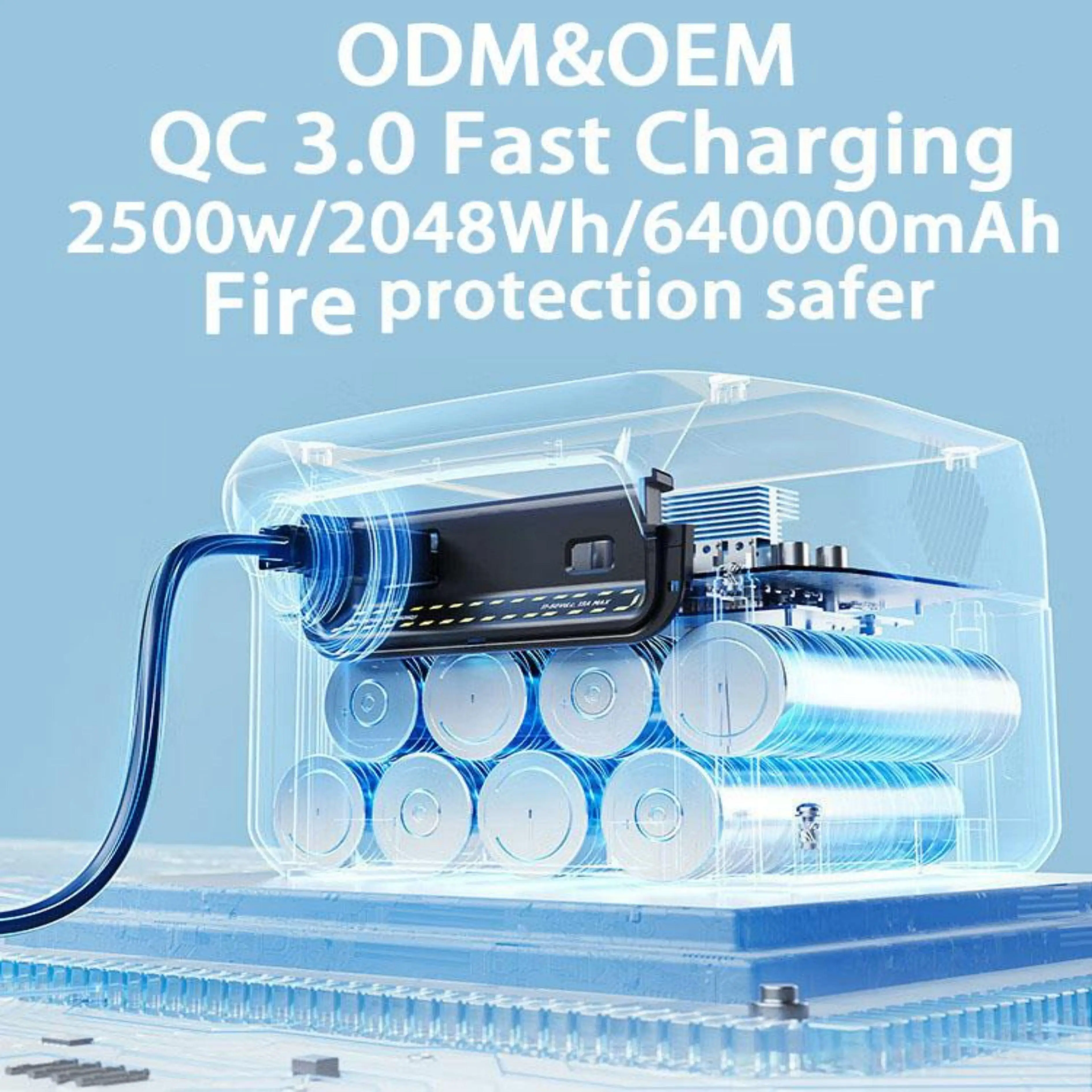 Portable And Efficient: 300w Dual Ac Output Port Mobile Power Supply, Worry Free Outdoor Power Consumption