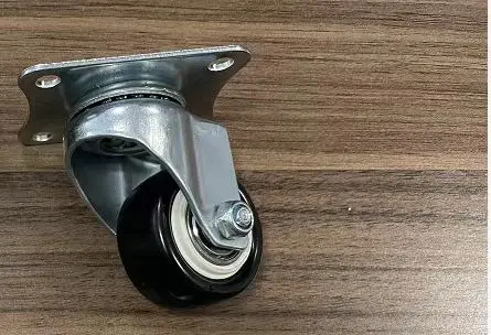 Hot Sale 1.5 Inch 40 mm Furniture Casters Black Castor Wheels PVC Rueda No Mark on Floor