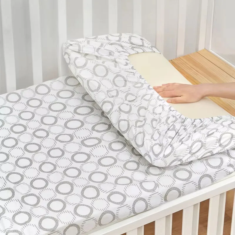 Organic Bamboo Soft Baby Bedsheets Bed Cover Baby Cot Fitted Crib Sheet