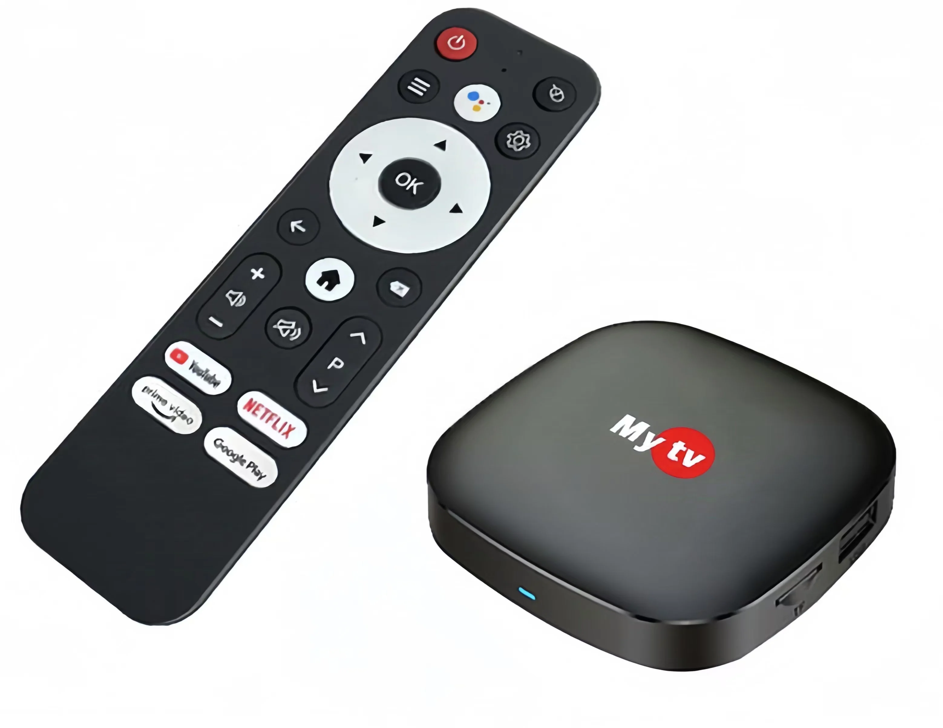Android TV Box MYTV MINI 14 2 Гб 16 голосовой пульт 4 К двухдиапазонный Wi-Fi г + 5 медиаплеер смарт-приставка 2024