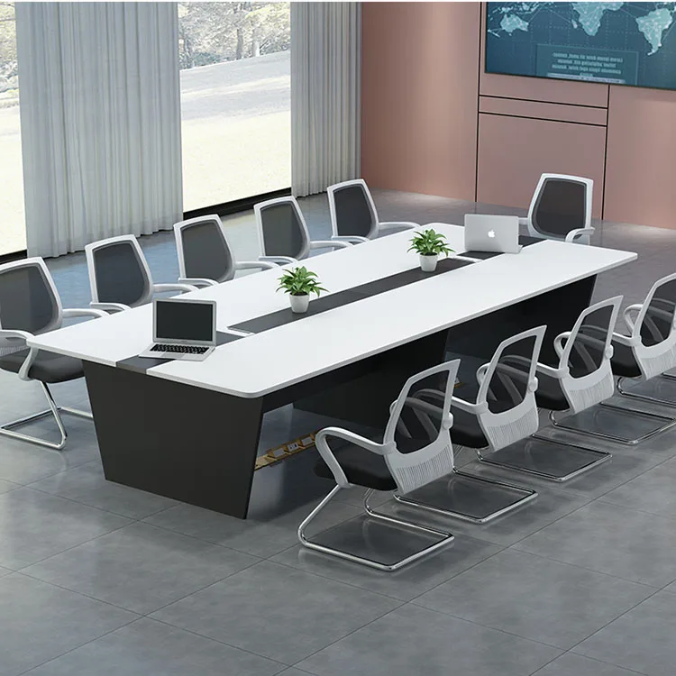Modern stylish office furniture meeting table designs long office table with 20 persons