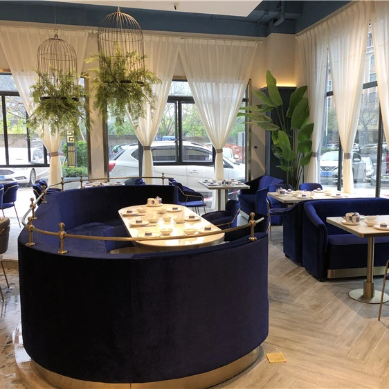 Специальный дизайн, бархатные сиденья для кафе