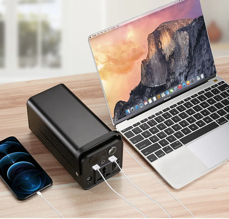 New Design USA EU Charger 150W portable AC Output Power Bank 32000mAh for Notebook Mobile Phone