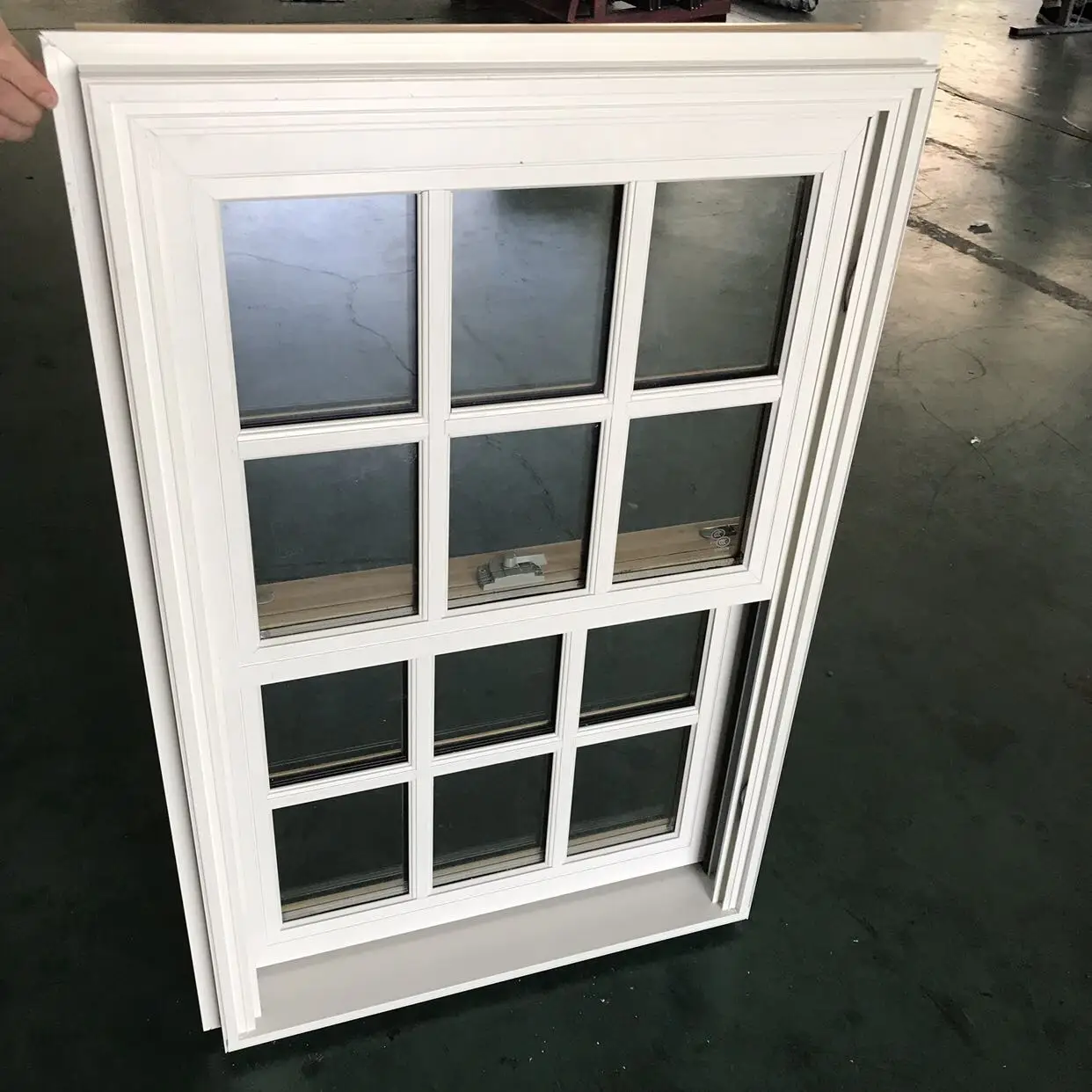 wood aluminumdouble hung window