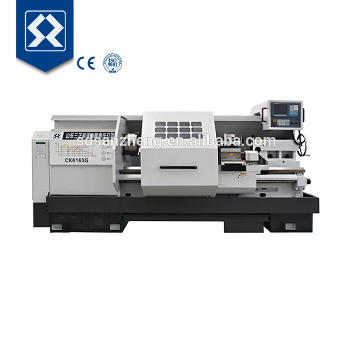 QK1327 CNC both chucks lathe for macroporous hole barstock/ tube cutting machine tool/ pipe machine tool