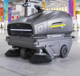 Artificial Intelligence Driverless Road Sweeper Robot