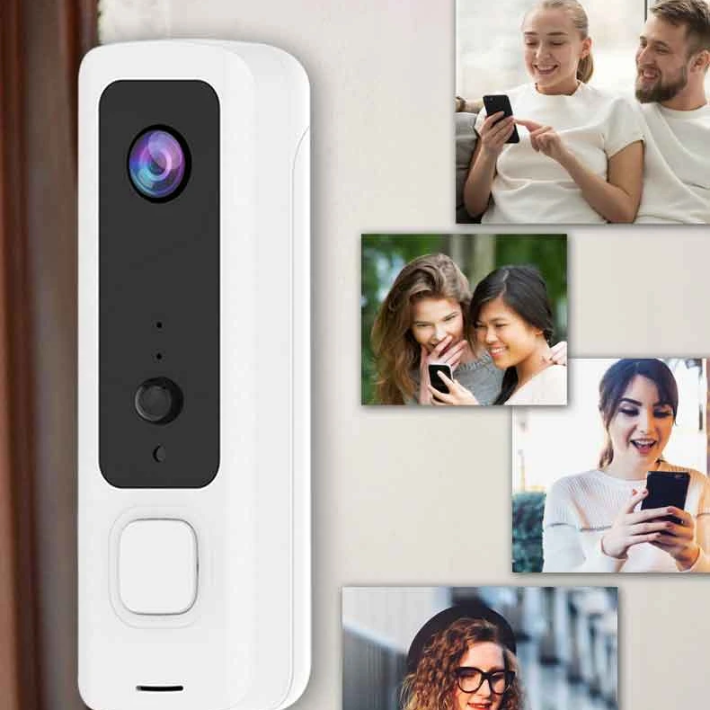 Security Wifi Tuya Smart Video Doorbell Camera 720P for renting house, garage gate, garden, family house