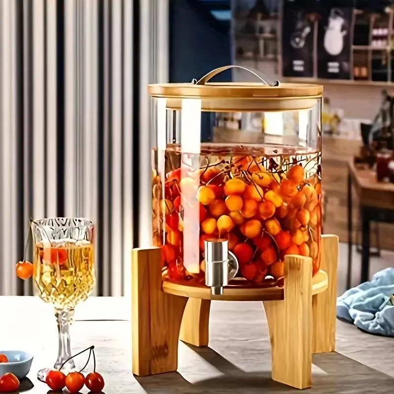 Drink Bucket Cold High Temperature Large Capacity Glass Kettle draft beer Beverage dispenser tower for Bar and Hotel