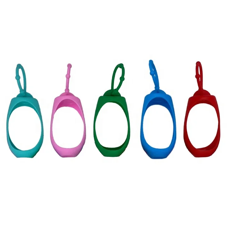 Promotional Gift Silicone Holder For Hand Sanitizer, Hand Sanitizer Silicone Holder Bottle 50Ml