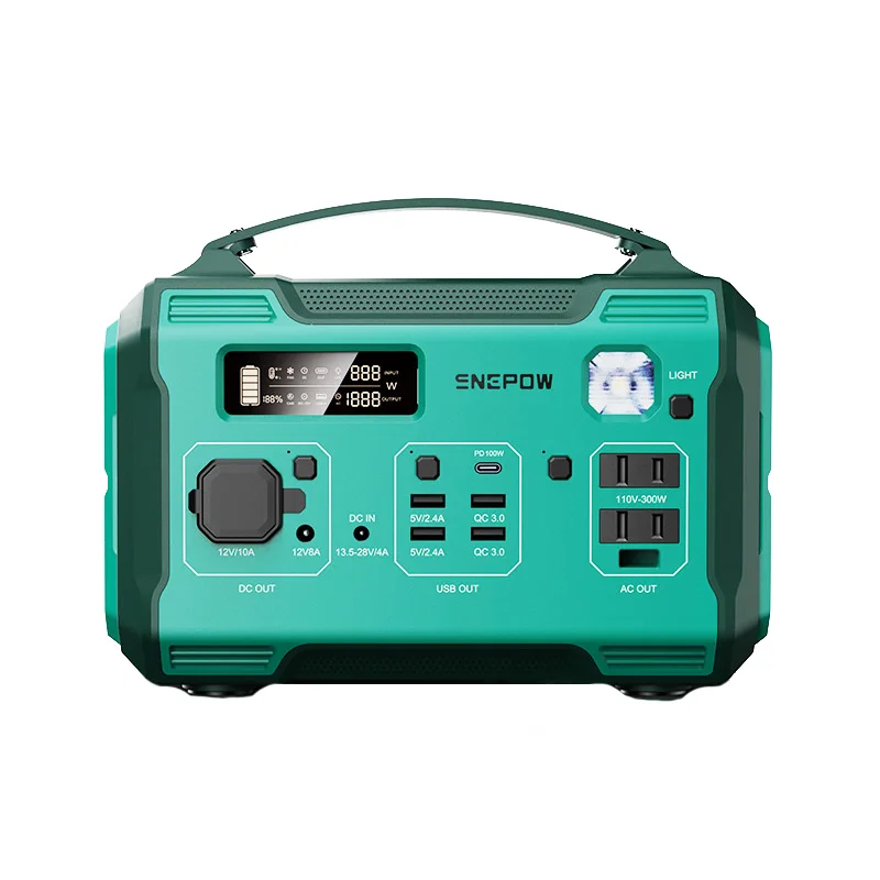 500 Wh Portable Generator Power Portable Power Station Home Solar System Dedicated Power Supply Solar Panel Lithium Ion Original