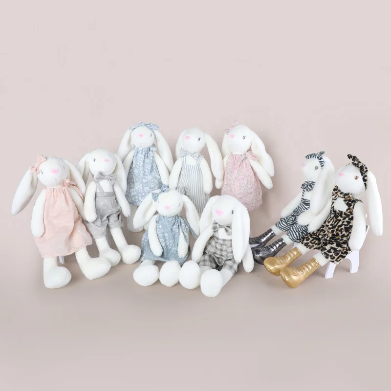 Ready To Ship 2021 new desgin manufacturer Wholesale boot bunny toys for children kids super soft stuffed plush