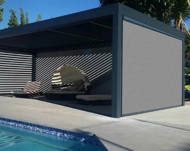 Windproof  Outdoor Ziptrack Roller Blinds