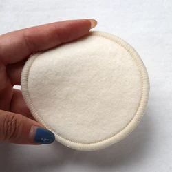 Высококачественная Экологически чистая Нетоксичная многоразовая конопляная хлопковая круглая подушка для макияжа лица с сумкой