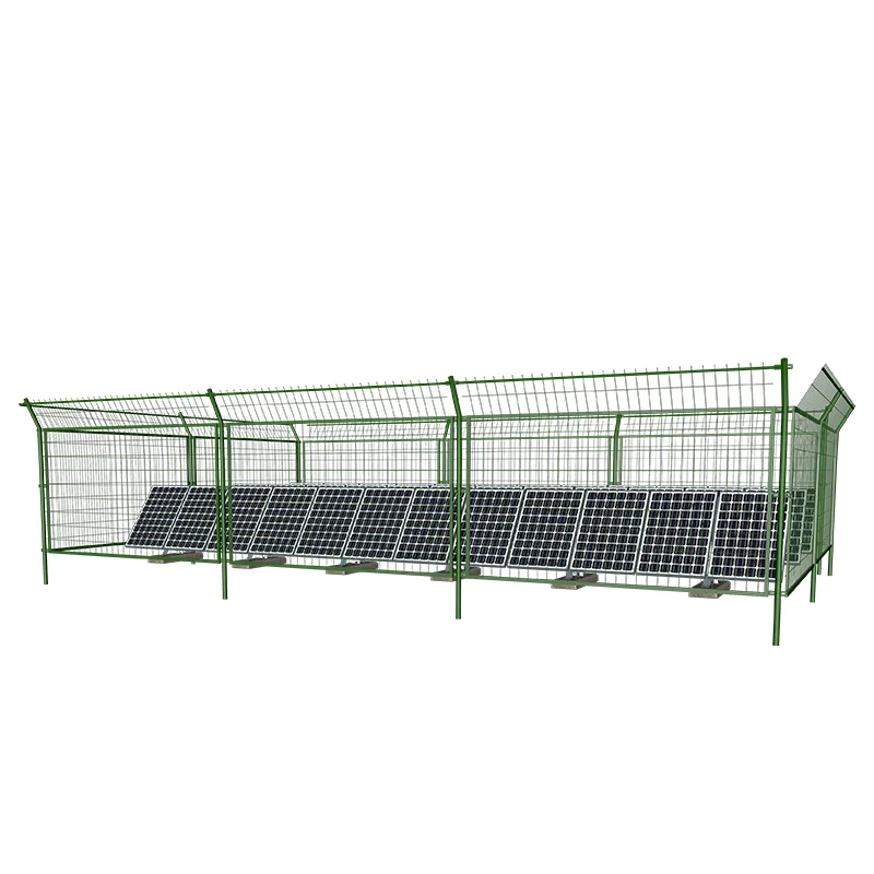 Residential Protection Solar Electric Fence System Solar Panel-Mounted Fence Hardware Accessories Driveway Gates Farm Fences