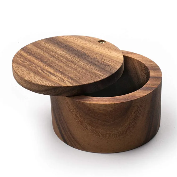 Высококачественный великолепный элегантный аппалахийский погреб, соляная коробка из дерева акации