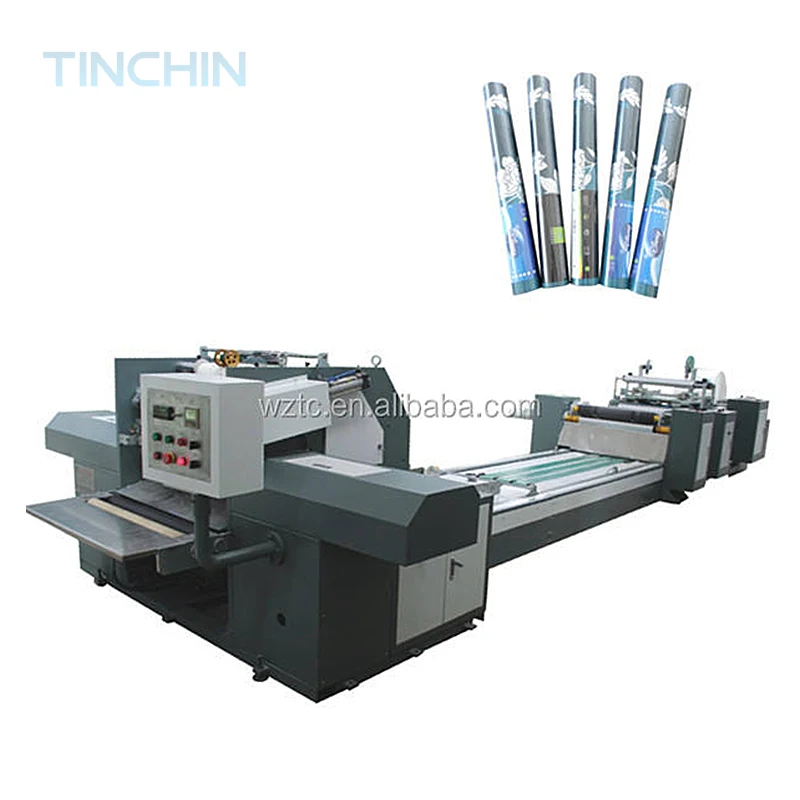 New TCJ-FJ Factory Outlet Full Automatic Wallpaper Cutting and Rewinding Machine Paper Rewinder Machine