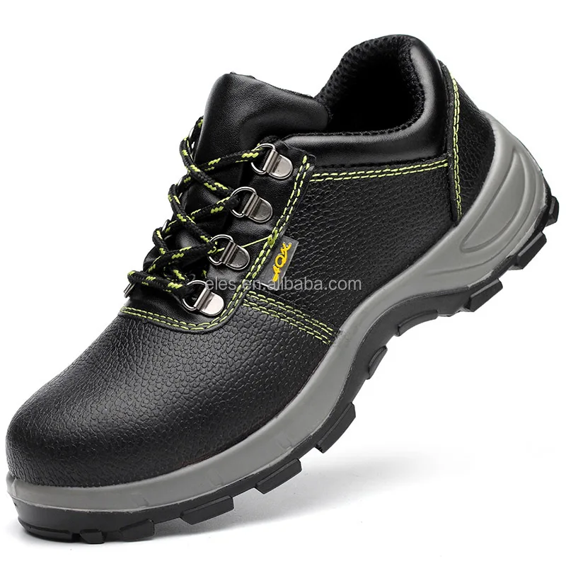 New Anti Static Construction Waterproof Genuine Leather Safety Shoes
