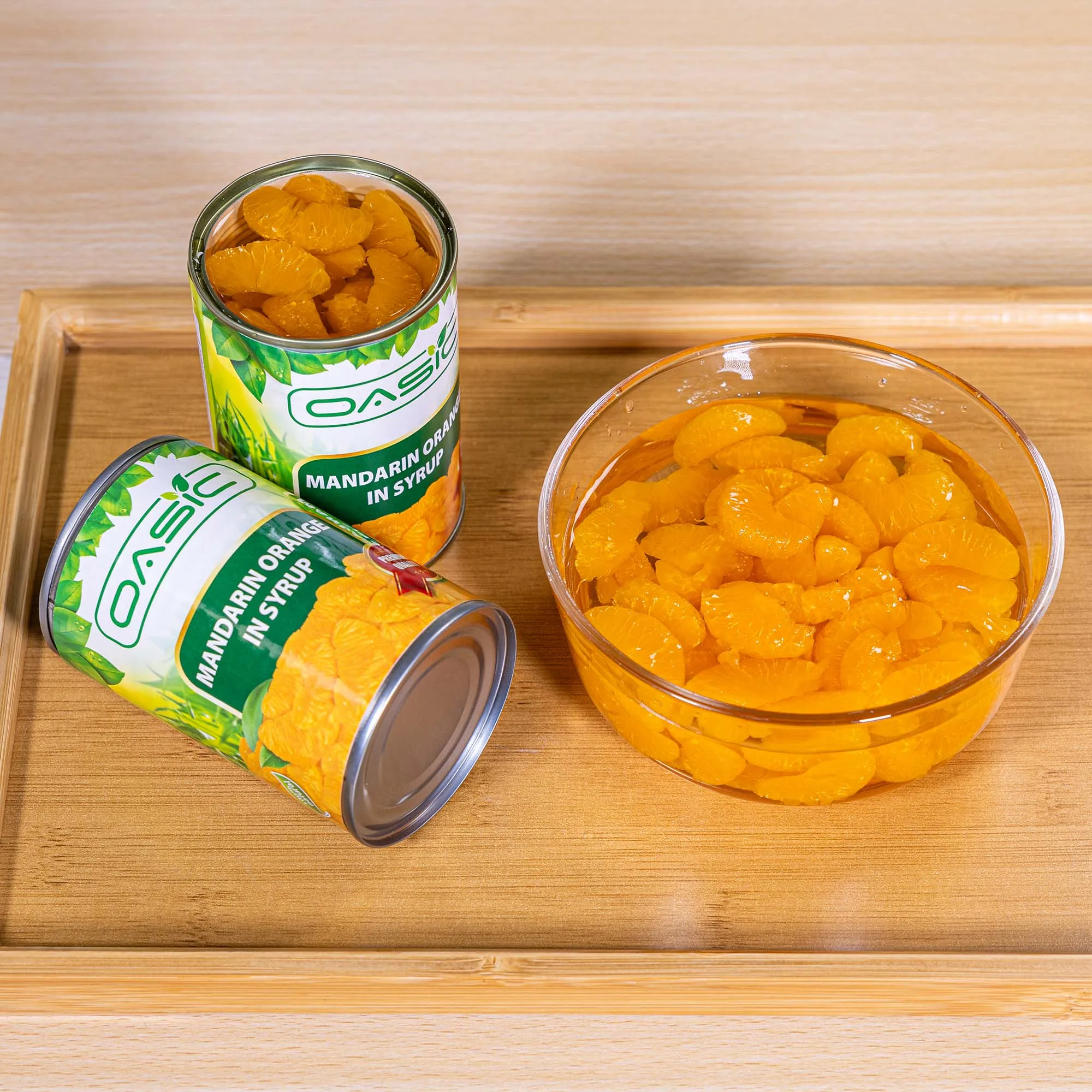Factory Direct Supply Canned Mandarin in Sweet Syrup Canned Fruit Satsuma 425g OEM Service