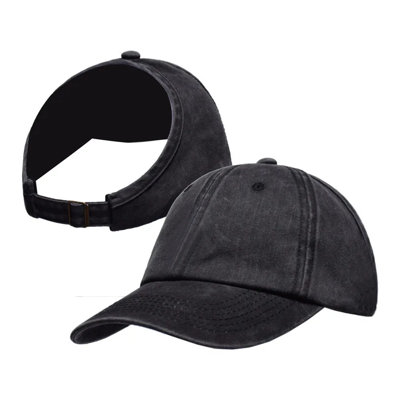 
Ponytail hats Messy Buns Trucker Ponycaps Plain Baseball Visor Cap Dad Hat 