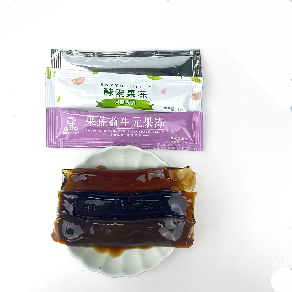 Wholesale OEM ODM Vegetable Fruit Probiotics Weight Loss Slim Enzyme Powder Detox Enzyme Fiber Jelly