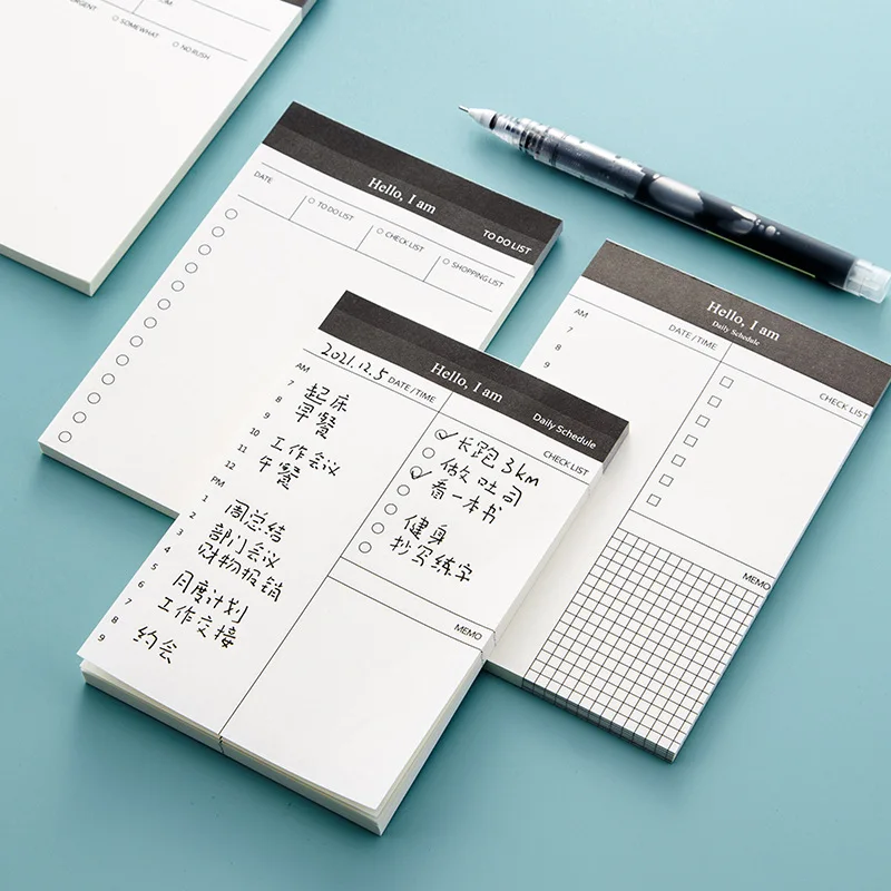 Wholesale Daily To Do List Office Memo Note Pad Business Schedule Planner