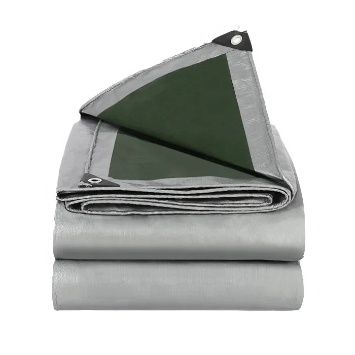 Blue White 4x5 meter Waterproof UV Resistance plastic Korea PE tarpaulins