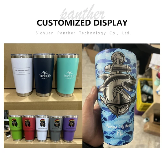 Кофейная чашка с вакуумной изоляцией из нержавеющей стали 20 унций