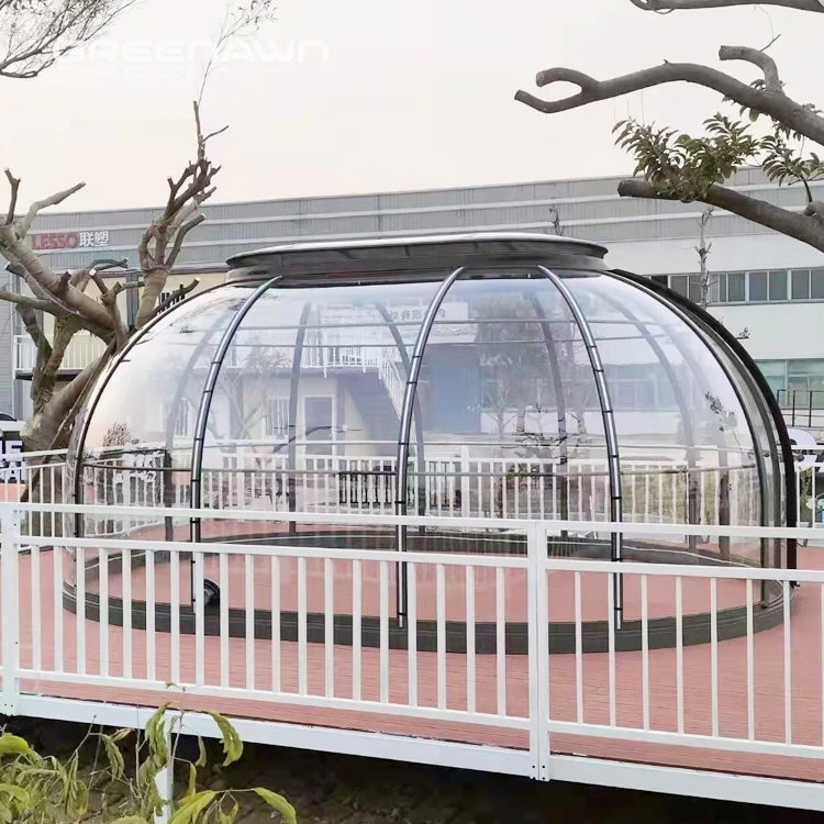 Outdoor Travel  Fast Build Windproof Modular Dome House Prefab House Dome For Hotel Portable Dome Tent