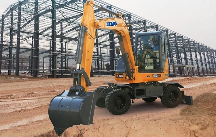 XCMG Original Second Hand Excavator XE60WA 6 Ton Used Wheel Excavator Digger for Sale