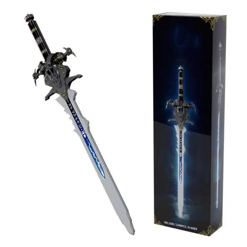 DK1500 Ideas Series The Frostmourne Model Building Blocks Set Classic MOC Paladin Sword Educational Toys  1 EBEY hot