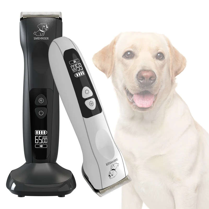 Rechargeable Professional 2200MA big battery Cat Dog Electric Grooming Remover Cutting Machine Pet clippers for Pet shop or Farm