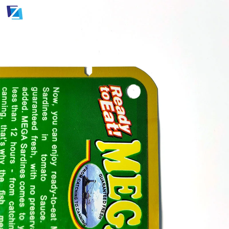 Алюминиевая фольга для готовки сардин, термостойкая сумка с принтом на заказ