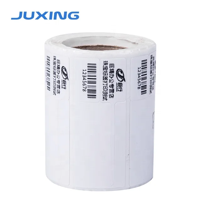 Juxing 75mm*30mm 200pcs one roll Fashion Custom Tags Jewelry Sunglasses Labels price labels