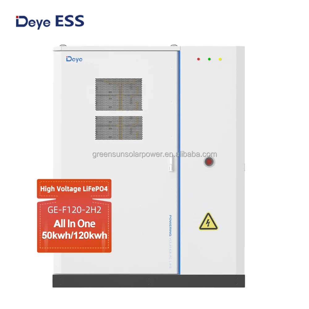 Deye GE-F120-2H2 High Voltage Battery All In One Hybrid ESS 50KW 120KWh Lithium Batteries For C&I Use