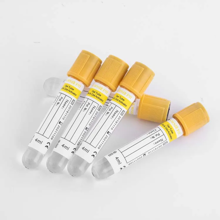 Заводские вакуумные трубки для сбора крови из стекла и ПЭТ качества CE