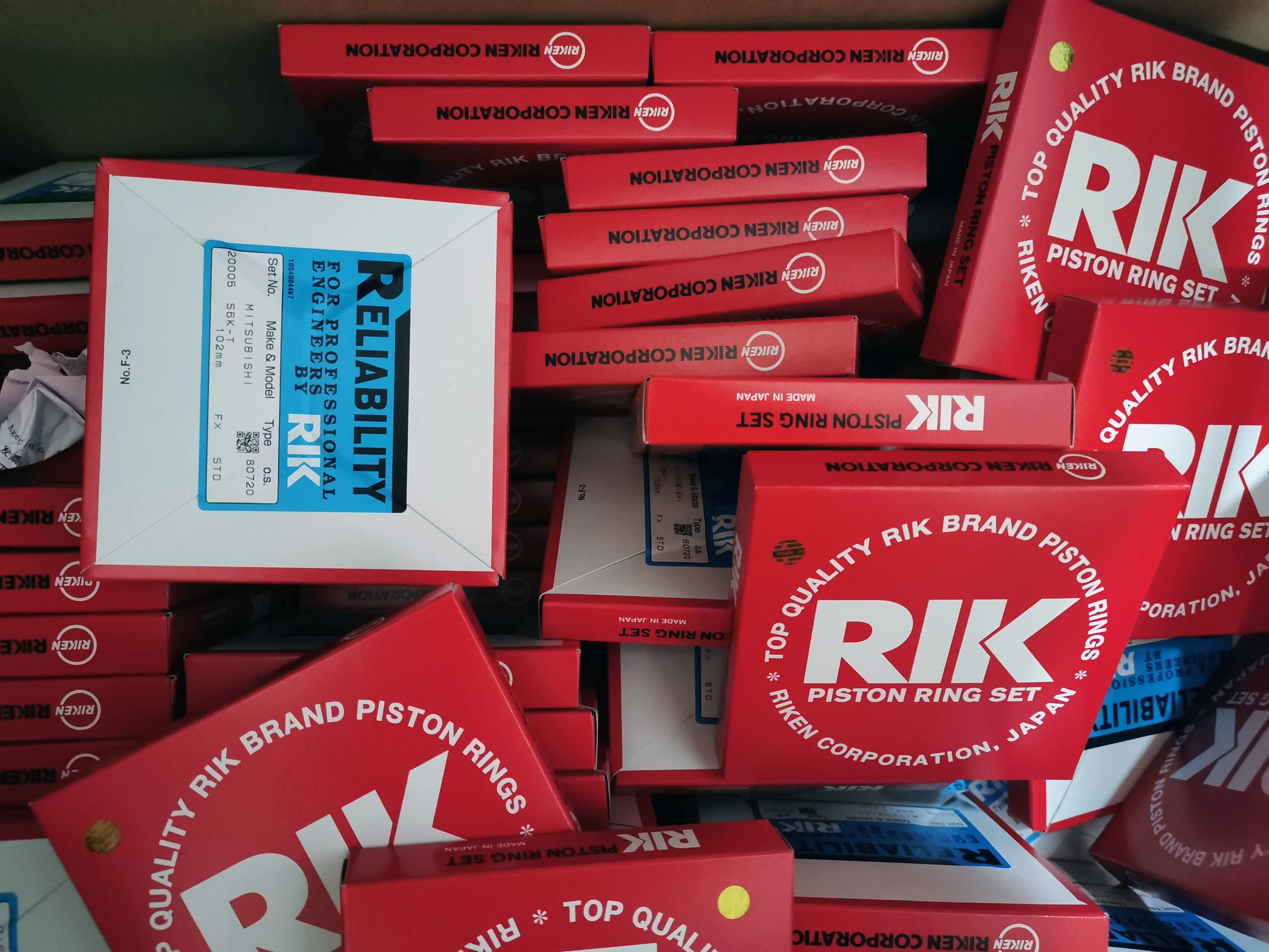 Engine NPR RIK Piston Rings For IZUMI Cylinder Liner Kit