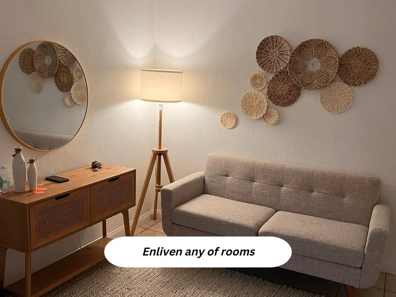 Flower door Hanging woven baskets bathroom hanging basket 12 inches hanging baskets