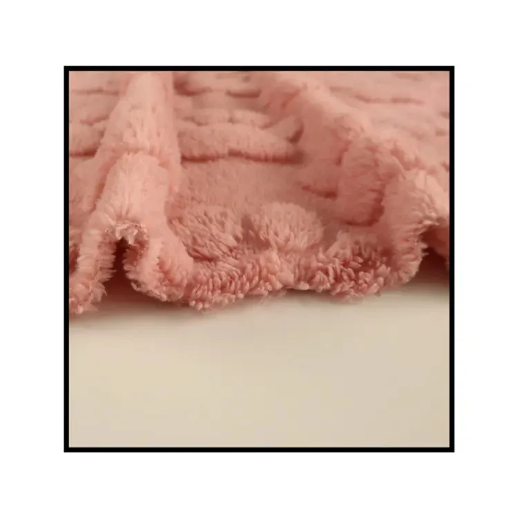 Wholesale polyester  cat paw printed luxury knit jacquard fabrics