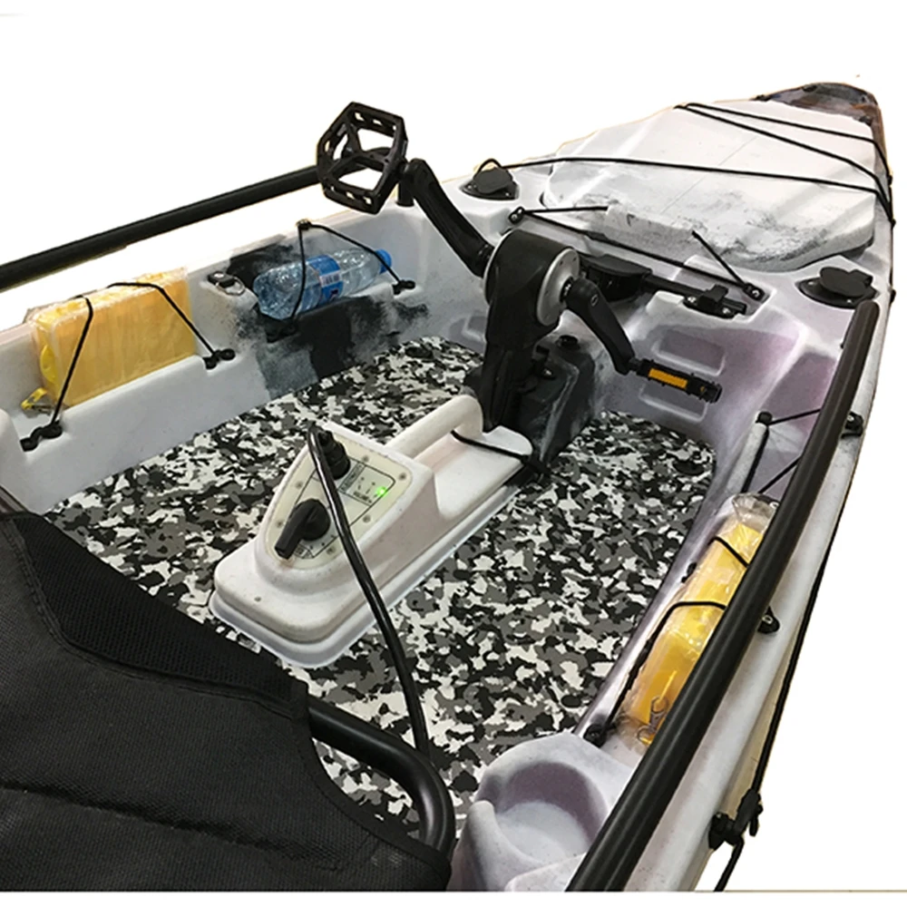 TOPRIGHT KA102 13FT Single Fisher Kayak With Pedal Drive System Fishing Kayak Sit On Top Fishing Touring Kayak