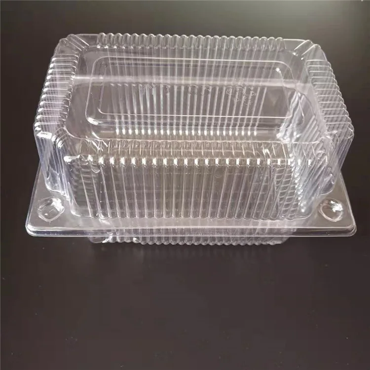 Disposable Transparent Clear PET vegetable Plastic packaging Box
