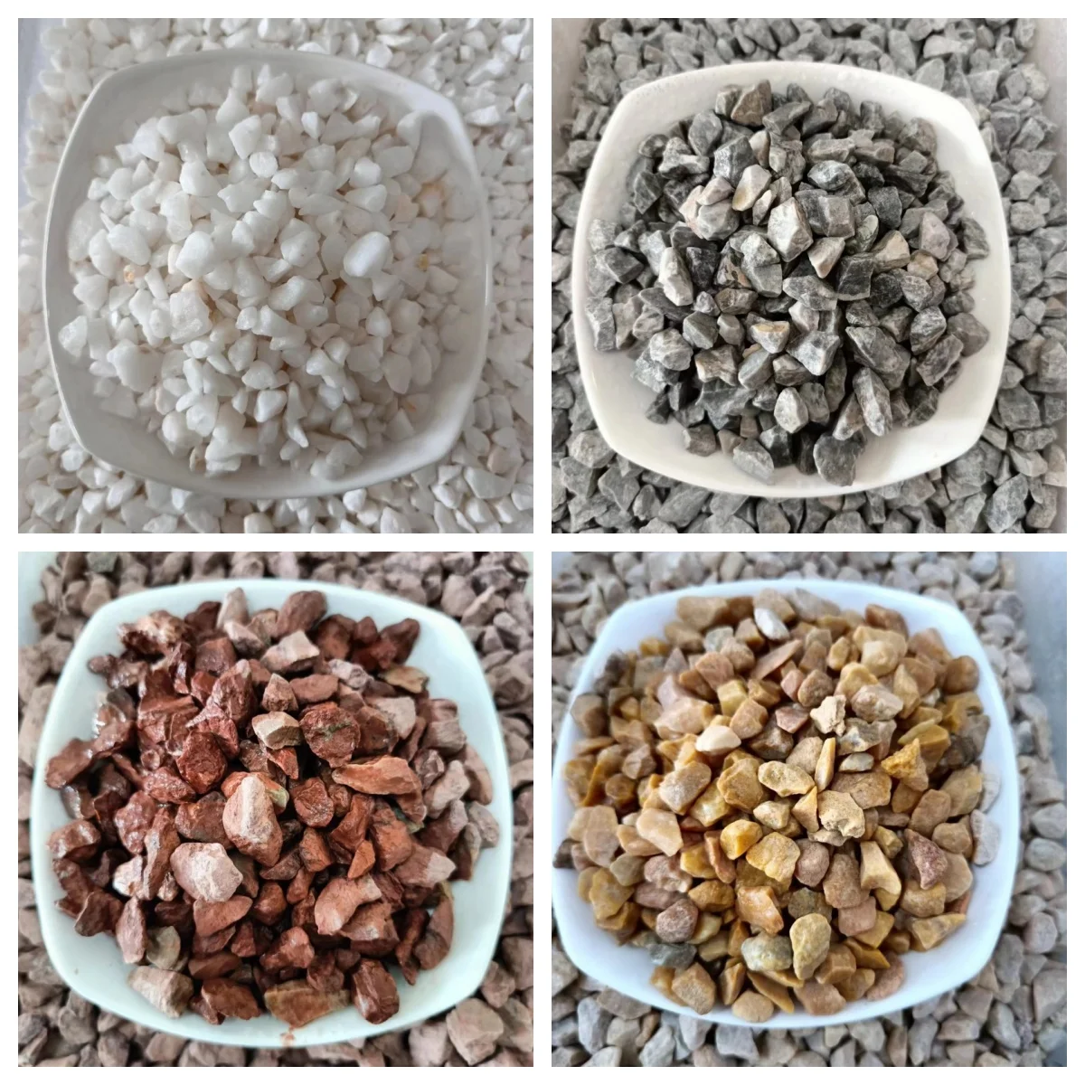 Chinese Factory Gravel Granite Paving Crushed Stone Stone Chips For Construction Terrazzo Aggregate Materials